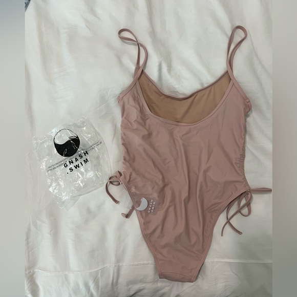 GNASH String One-Piece Swimsuit / color dusty / NWT - Picture 2 of 4